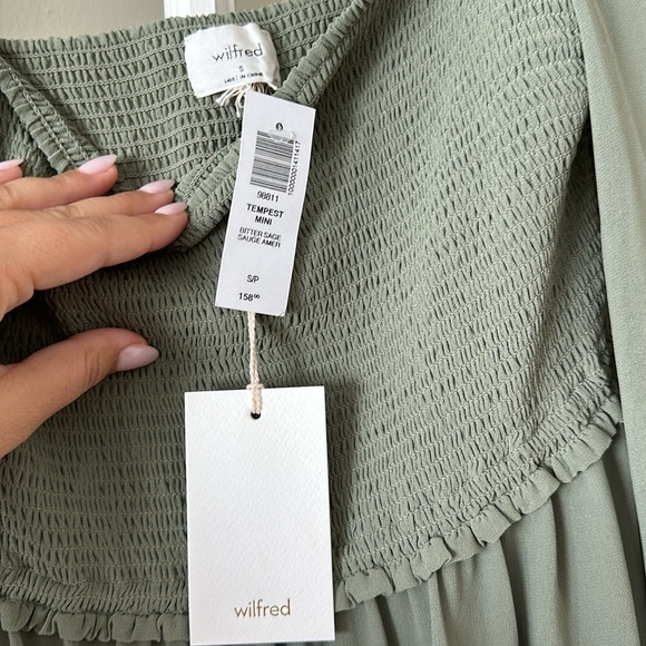 NWT Aritzia Wilfred Tempest Mini Dress - Picture 4 of 9